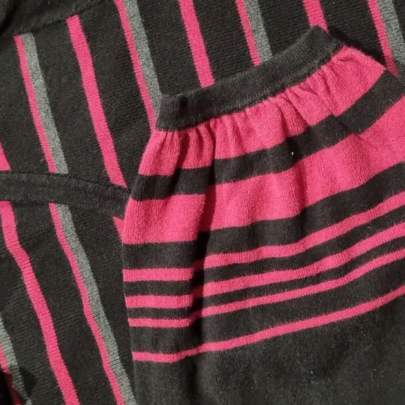 Black and Pink Striped Dress - Picture 3 of 5